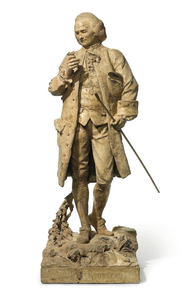 JEAN-JACQUES ROUSSEAU by Albert-Ernest Carrier-Belleuse
