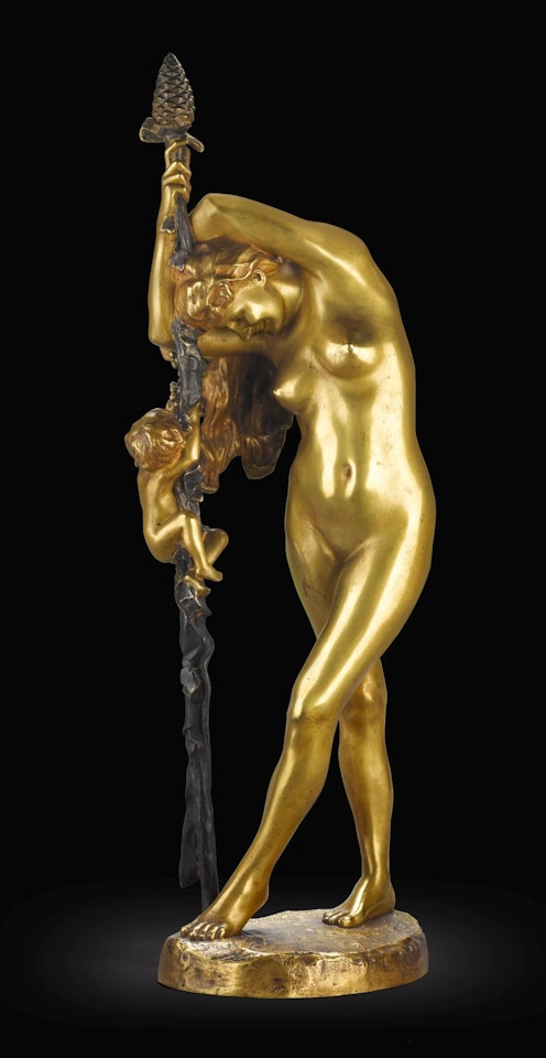 BACCHANTE À LA GRAPPE (BACCHANTE WITH GRAPES) by Jean Léon Gérome