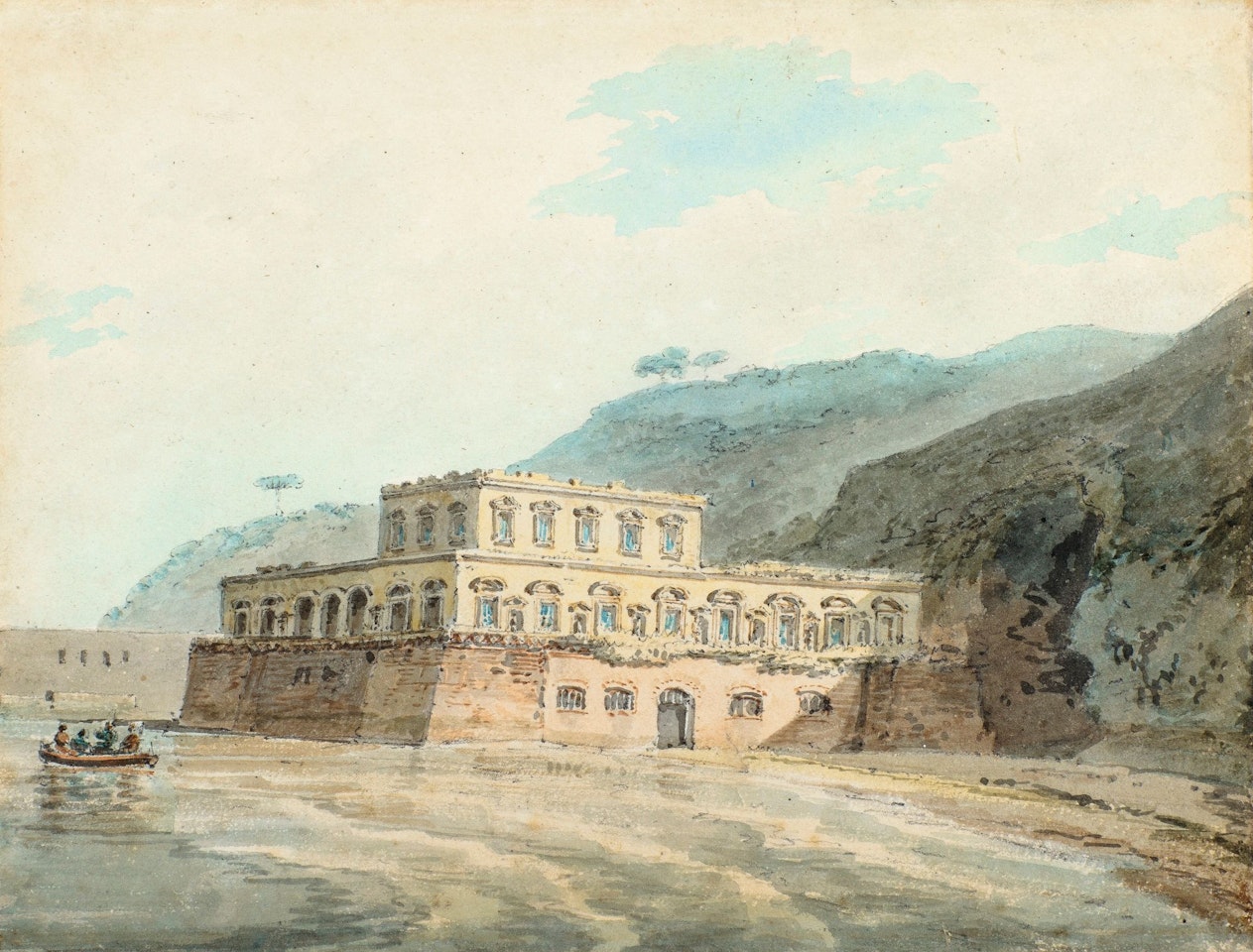 A CASINO AT POSILLIPO, ITALY by Joseph Mallord William Turner