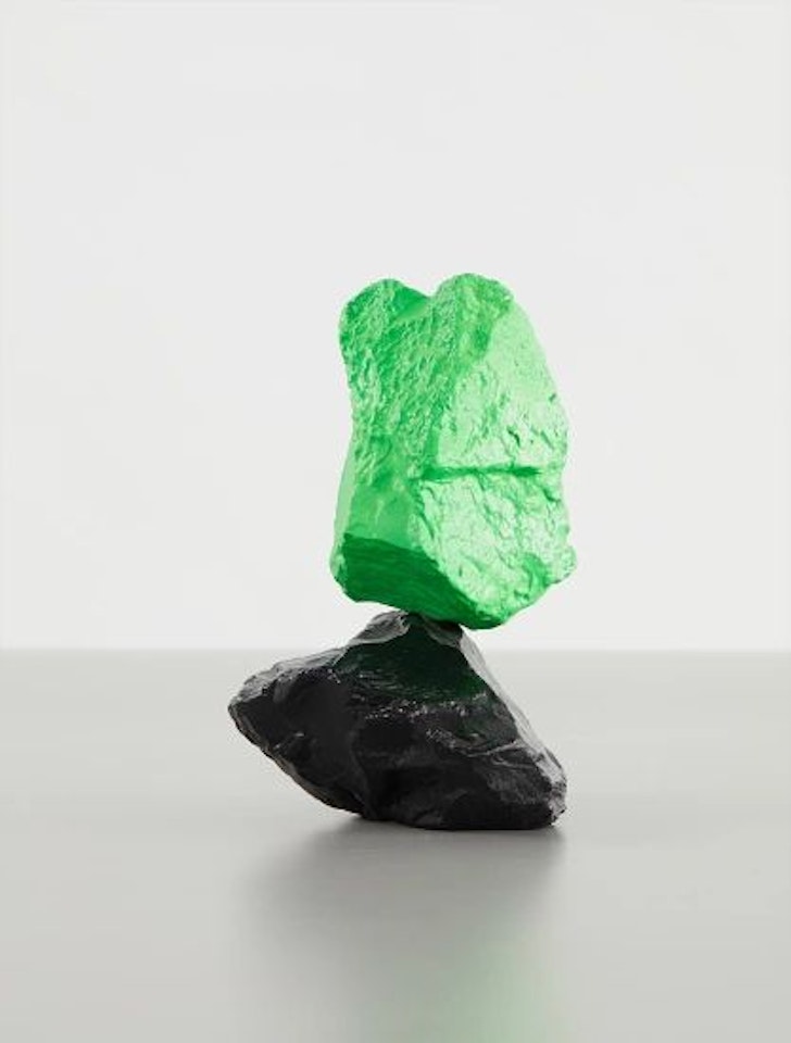 Small Black Green Mountain by Ugo Rondinone