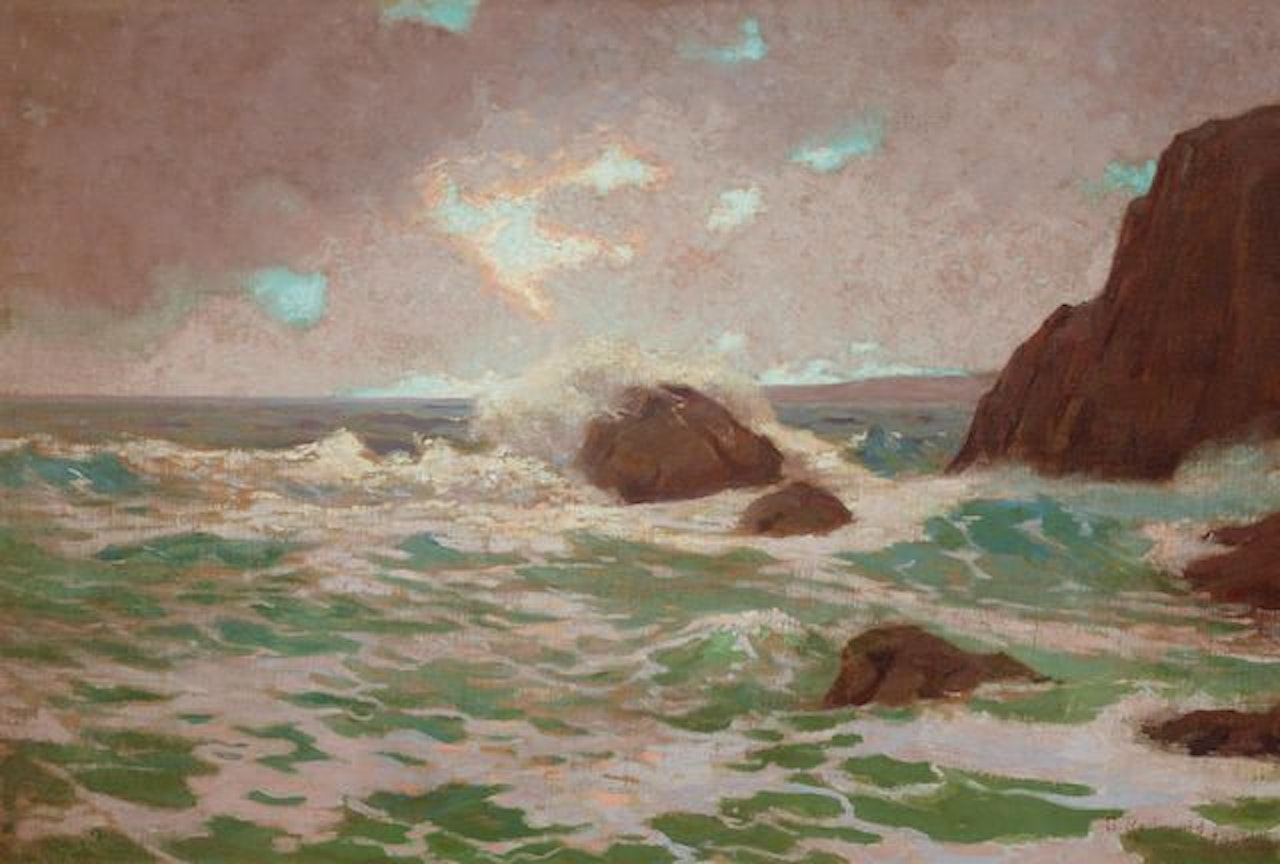 Late Afternoon Surf by Granville Redmond