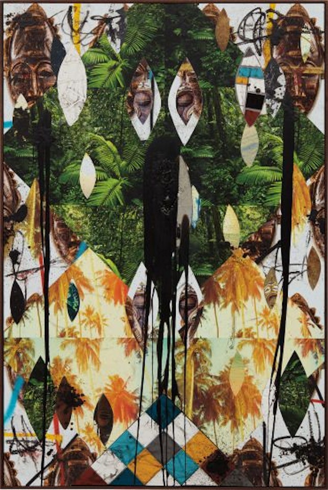 Untitled Escape Collage by Rashid Johnson