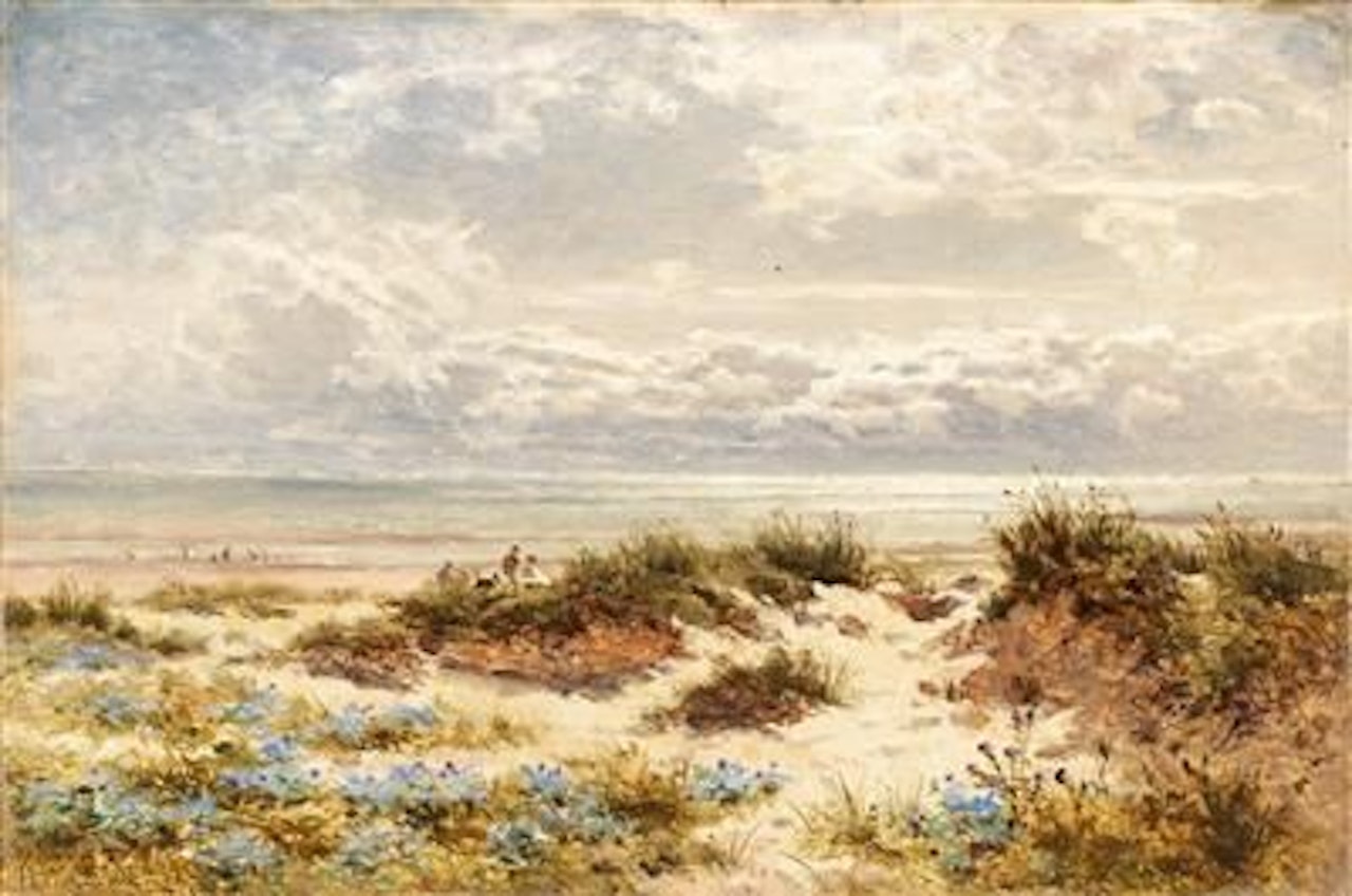 Beach with Approaching Clouds by Benjamin Williams Leader