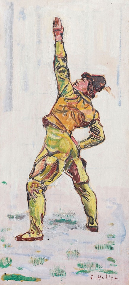 Einmütigkeit, Schwörender by Ferdinand Hodler