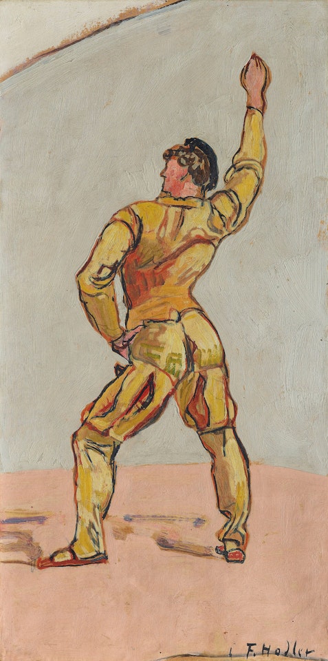 Einmütigkeit, Schwörender by Ferdinand Hodler