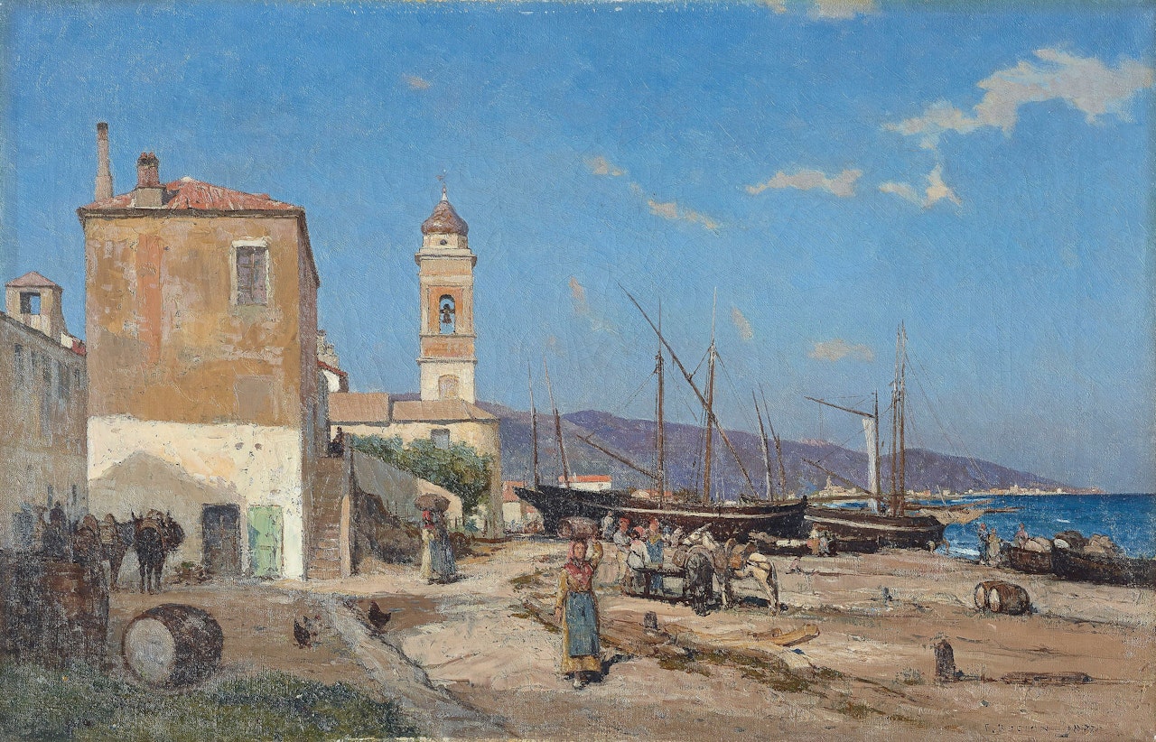 Paysage de Ligurie by François Bocion