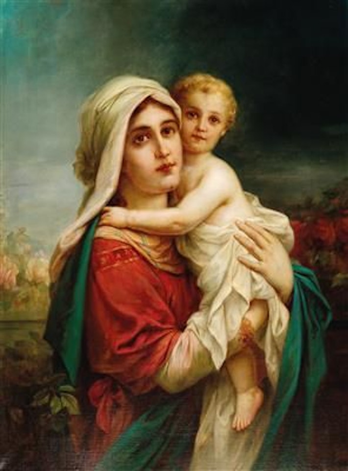 Madonna with Child by Hans Zatzka
