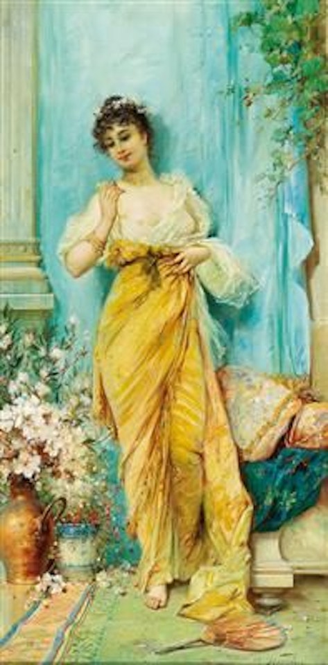 Admiring the Piece of Jewellery by Hans Zatzka
