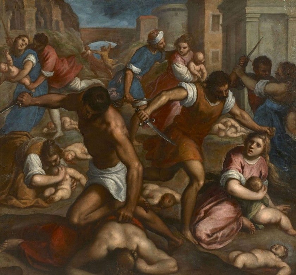 The massacre of the innocent by Jacopo Palma il Giovane