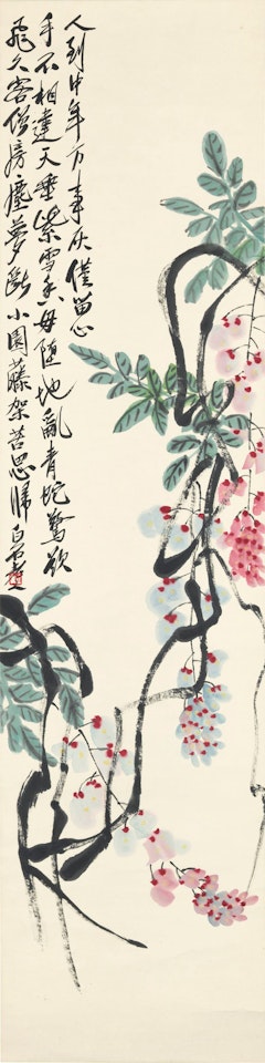 Wisteria by Qi Baishi