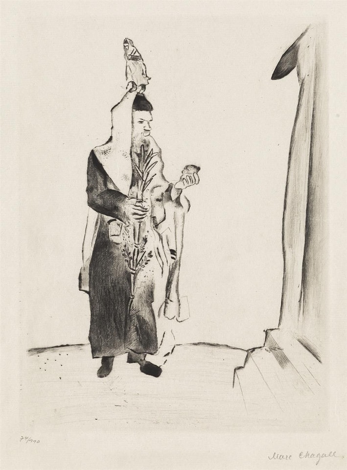 Der Rabbi by Marc Chagall