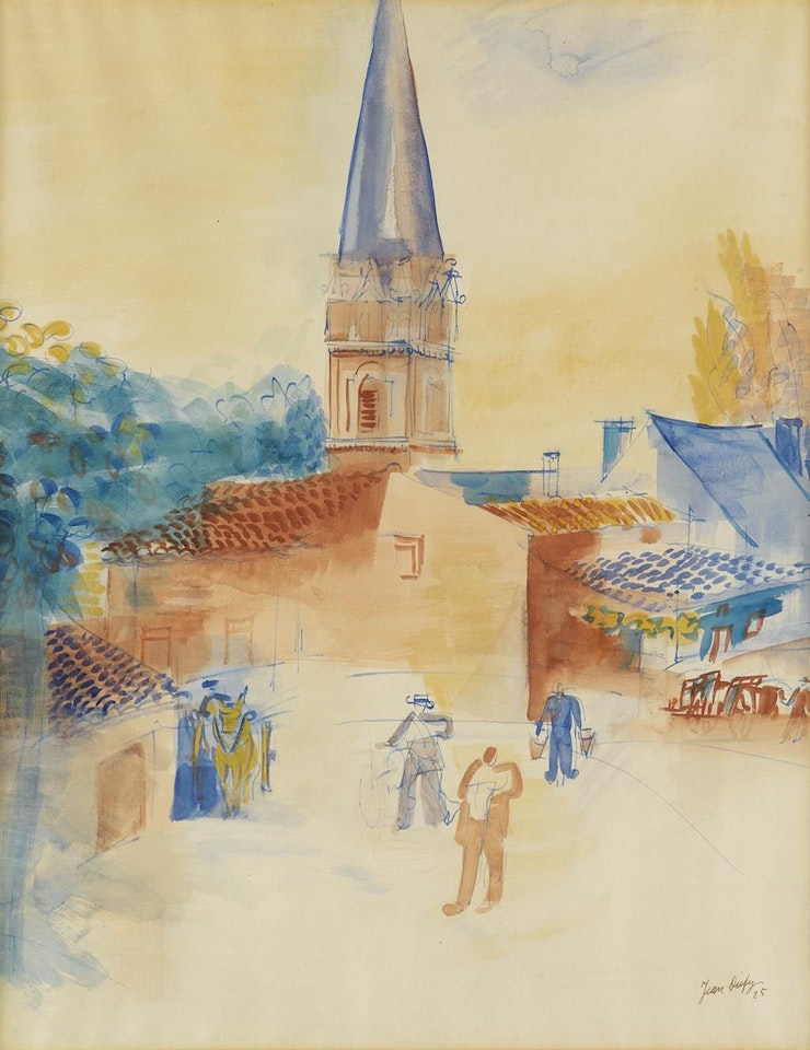 Place De Village by Jean Dufy