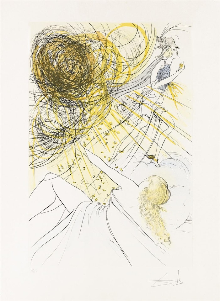 Hommage À Mercure by Salvador Dali