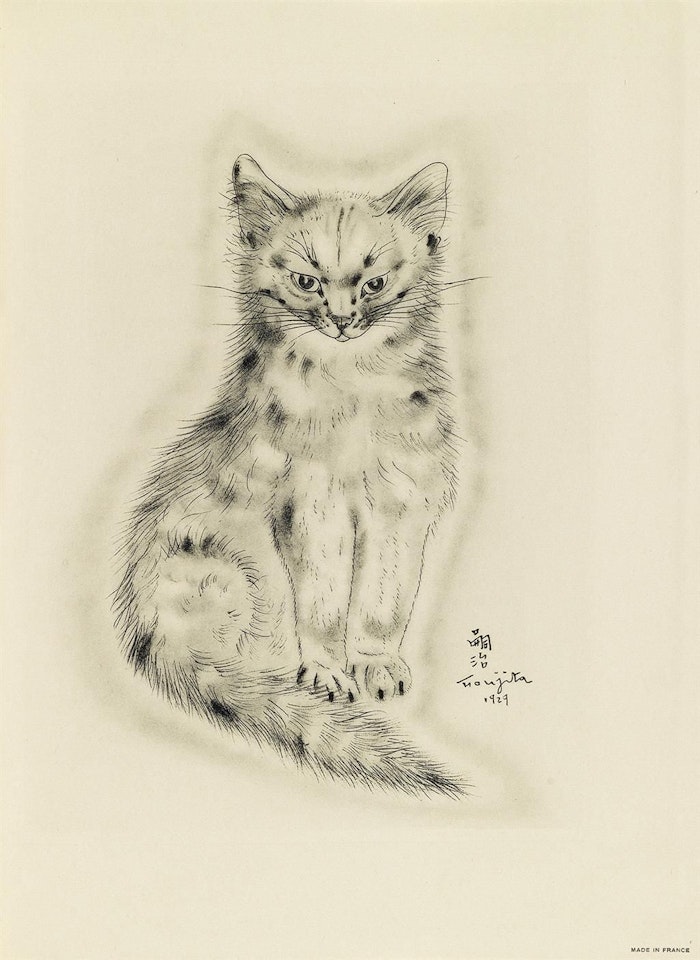 A Book Of Cats by Leonard Tsuguharu Foujita