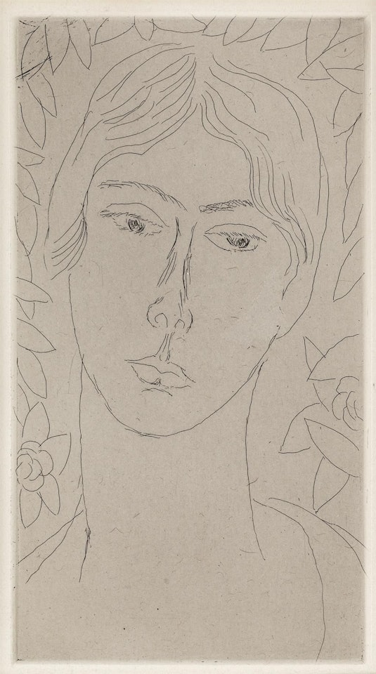 Mlle Landsberg Au Visage Rond by Henri Matisse