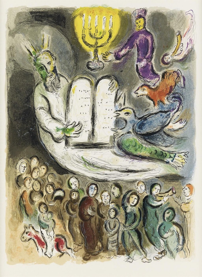 the Story Of The Exodus by Marc Chagall
