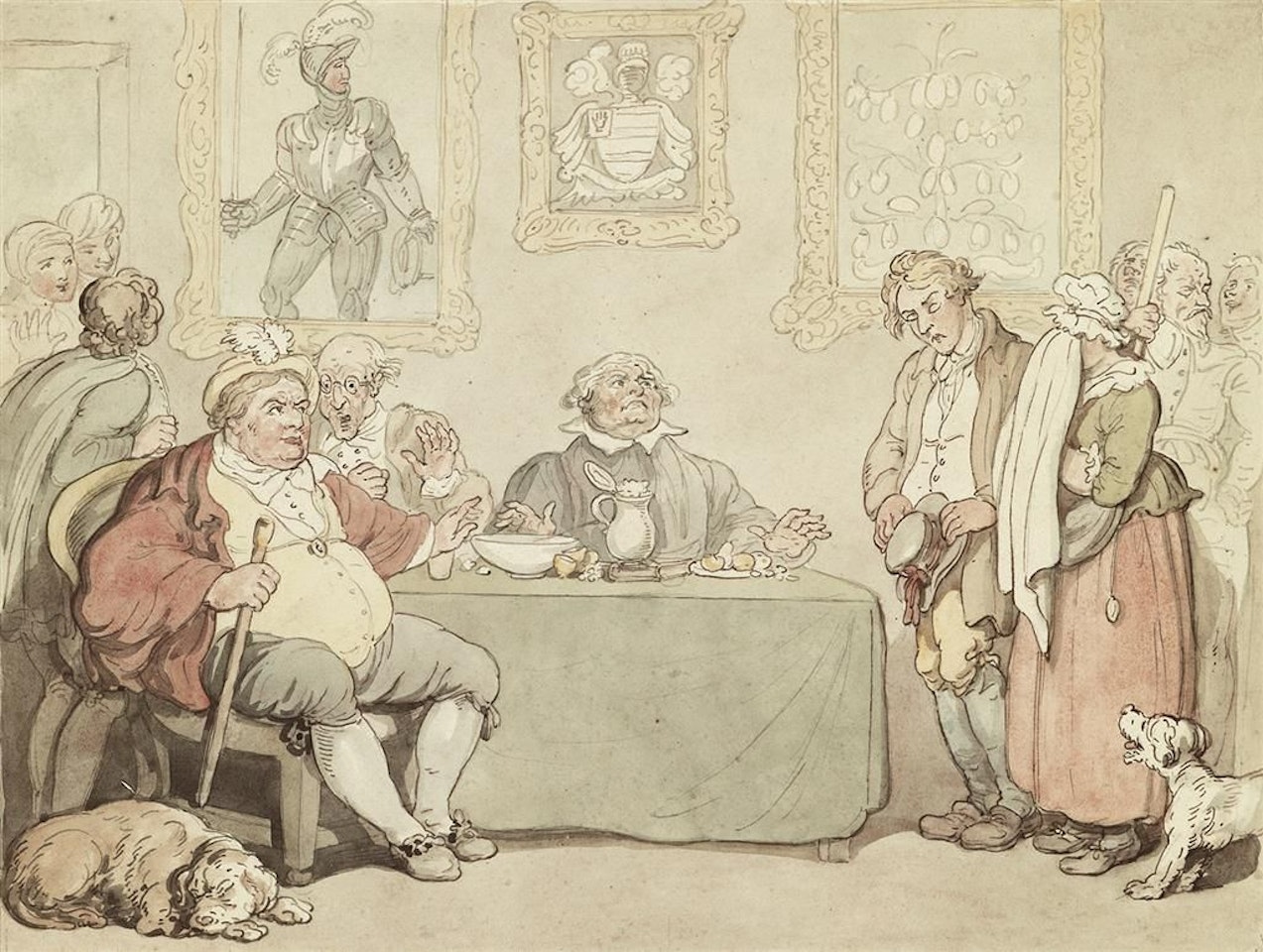 The Chastisement by Thomas Rowlandson