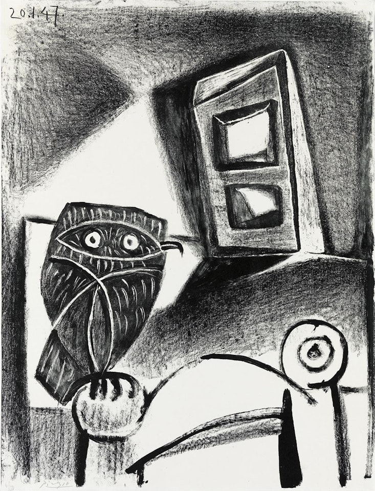 Hibou À La Chaise by Pablo Picasso