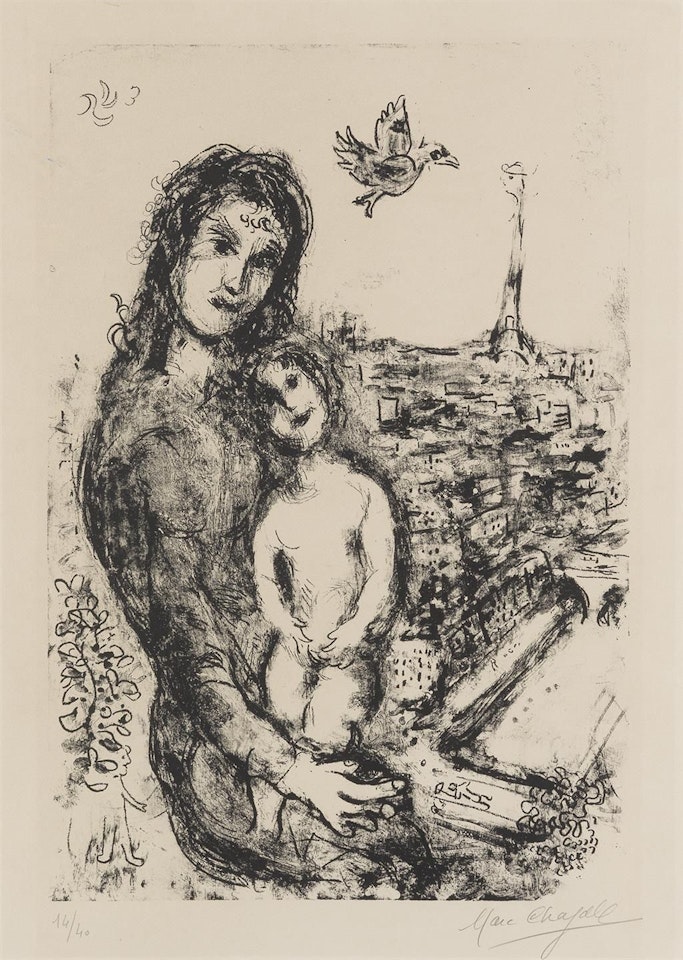 Mère Et Enfant by Marc Chagall