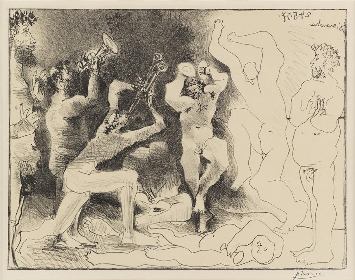 La Danse Des Faunes by Pablo Picasso