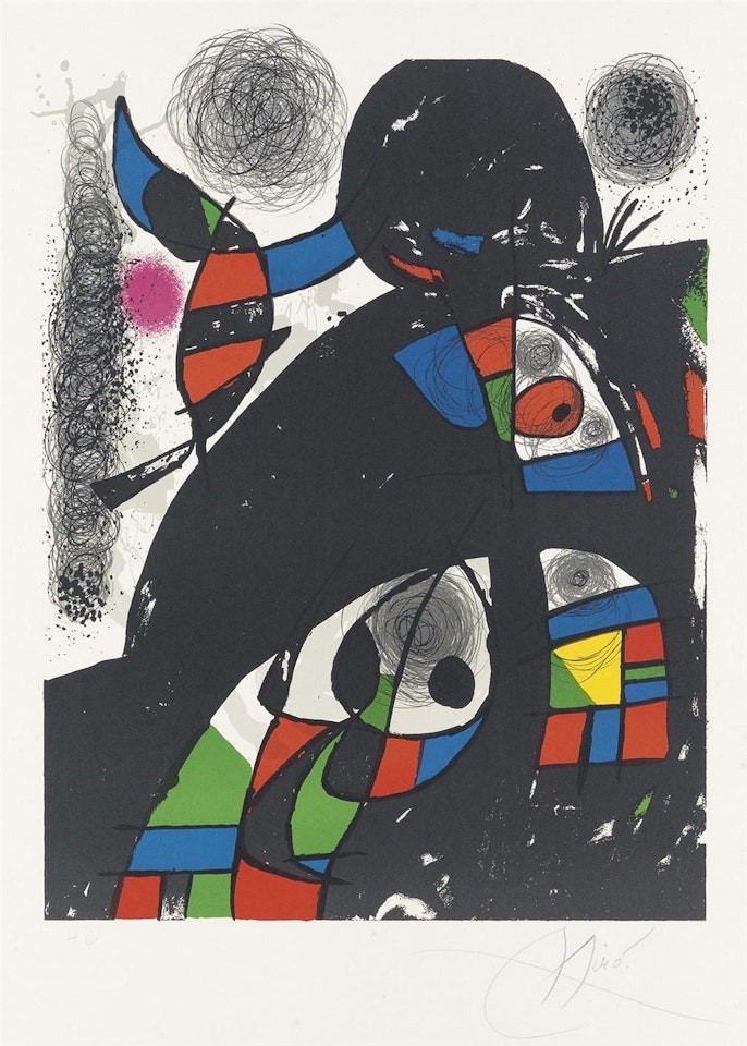 San Lazzaro Et Ses Amis by Joan Miró