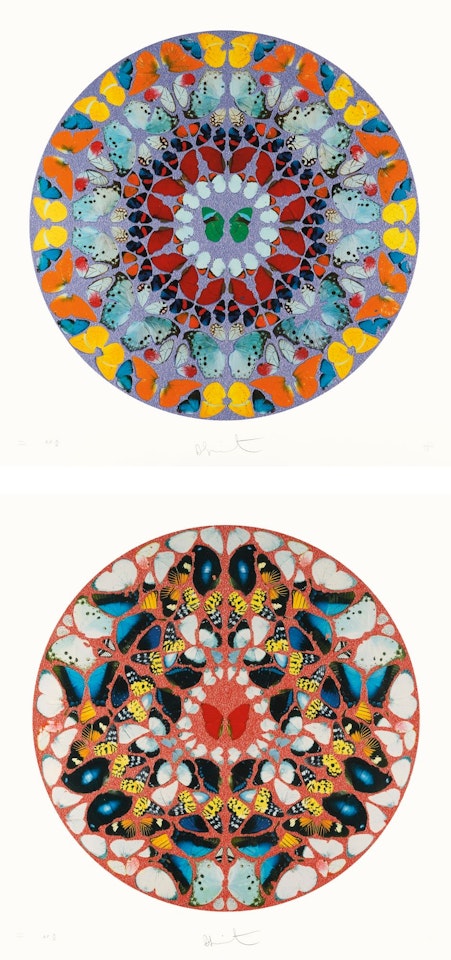 PSALM: DOMINO CONFIDE; AND PSALM: DOMINE, NE IN FURORE (TWO WORKS) by Damien Hirst