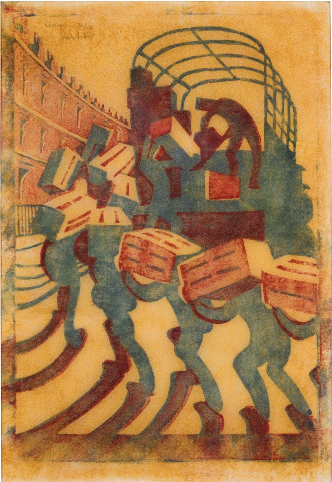 ORANGES (C. SA 3) by Sybil Andrews
