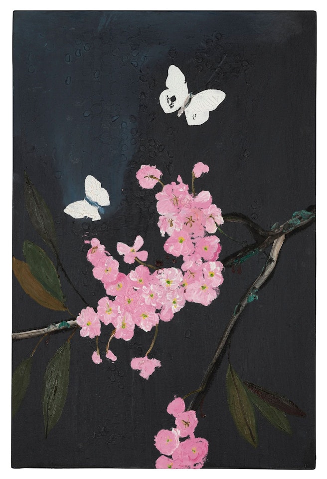 CHERRY BLOSSOM AND BUTTERFLIES by Damien Hirst