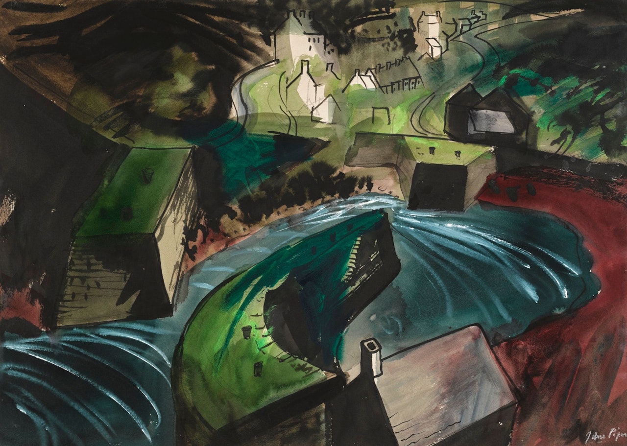 PORTHGAIN by John Piper