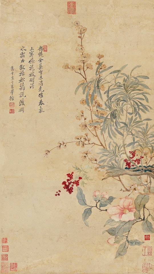 FLOWERS OF WINTER AND SPRING by Yun Shouping