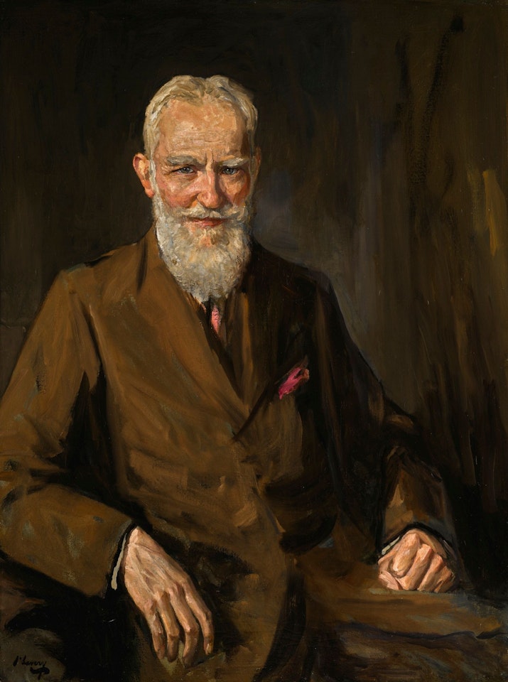 PORTRAIT OF GEORGE BERNARD SHAW by John Lavery