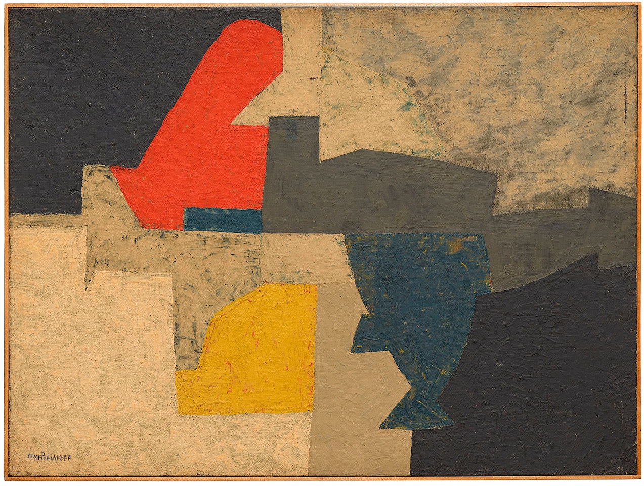 Rouge bleu jaune by Serge Poliakoff