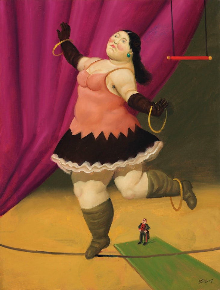 Tightrope Walker by Fernando Botero