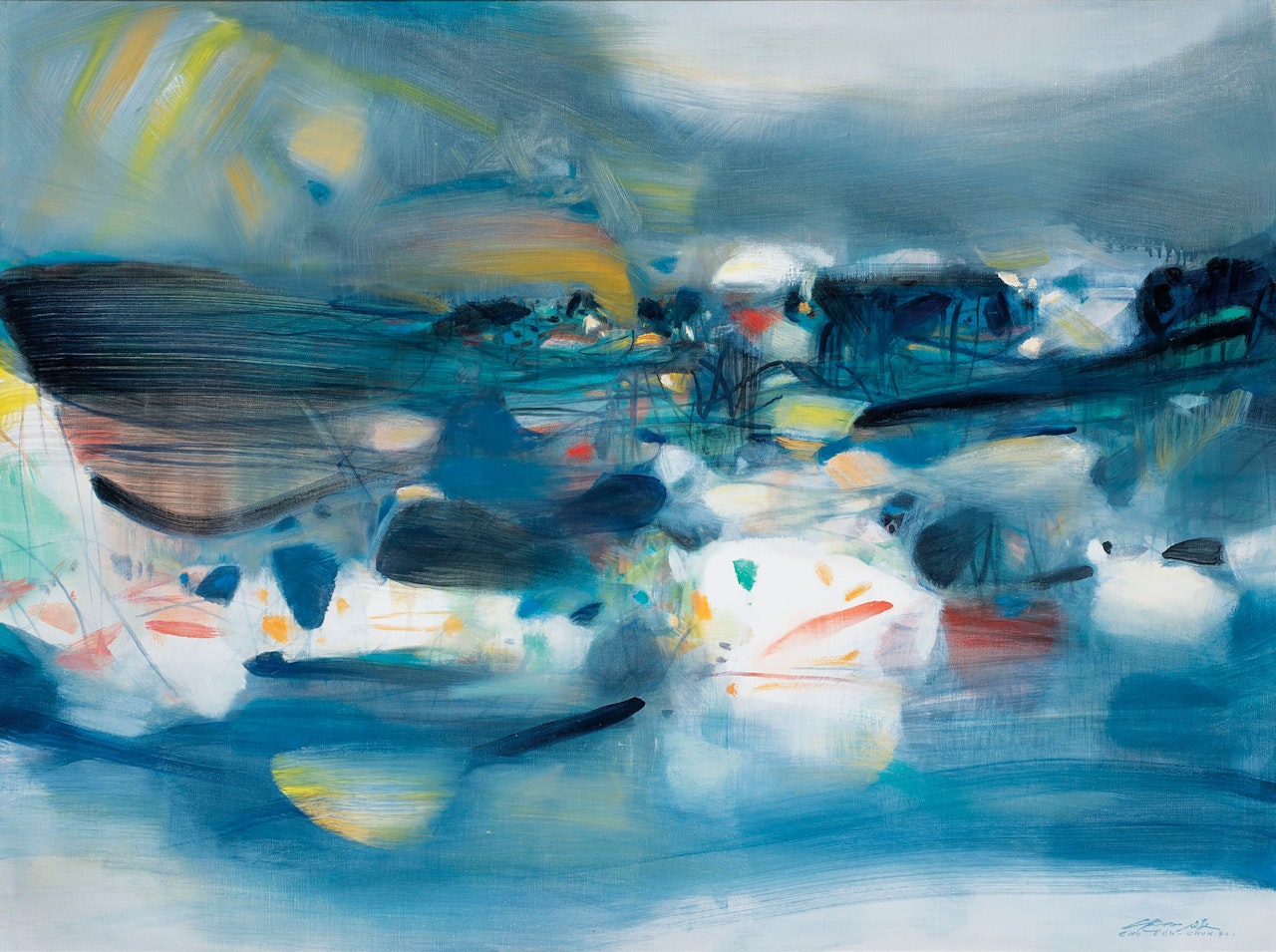 Ombres Flottantes by Chu Teh-Chun