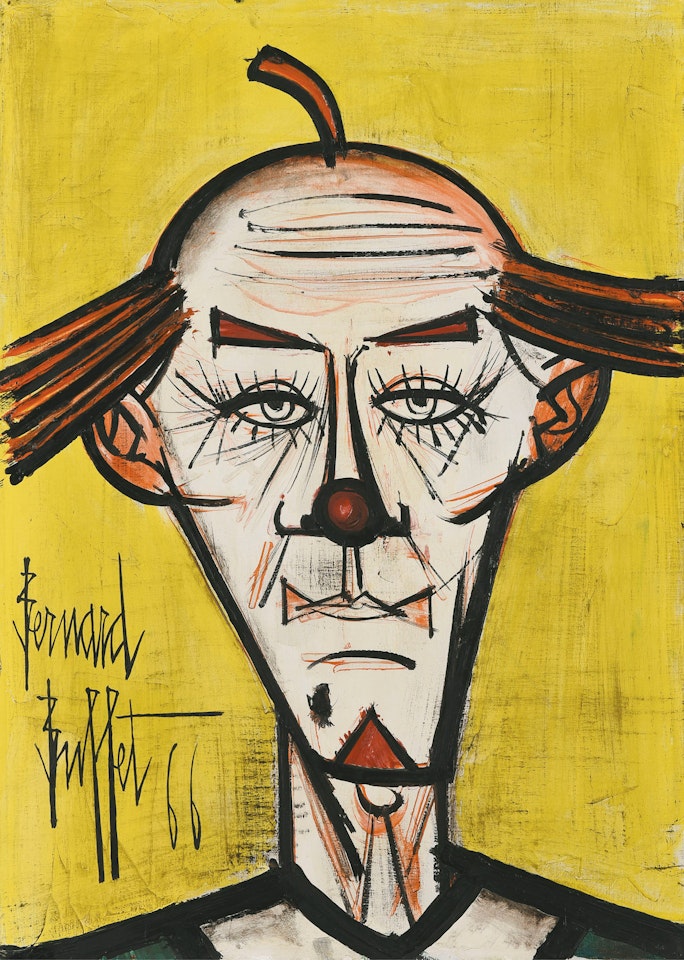 Clown Chauve by Bernard Buffet