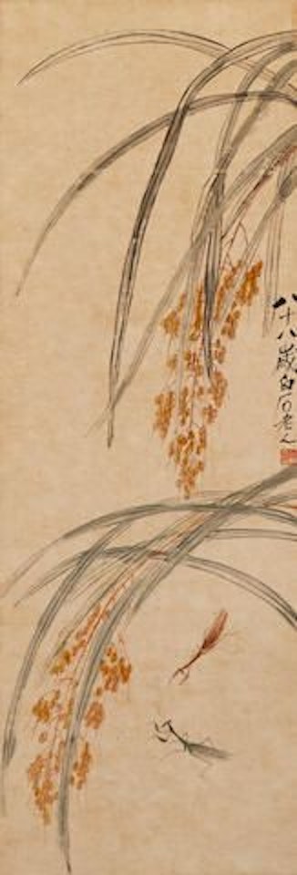 Millet and Mantis by Qi Baishi
