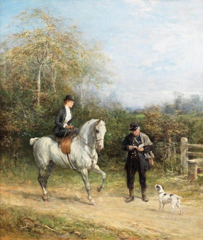 The postman by Heywood Hardy
