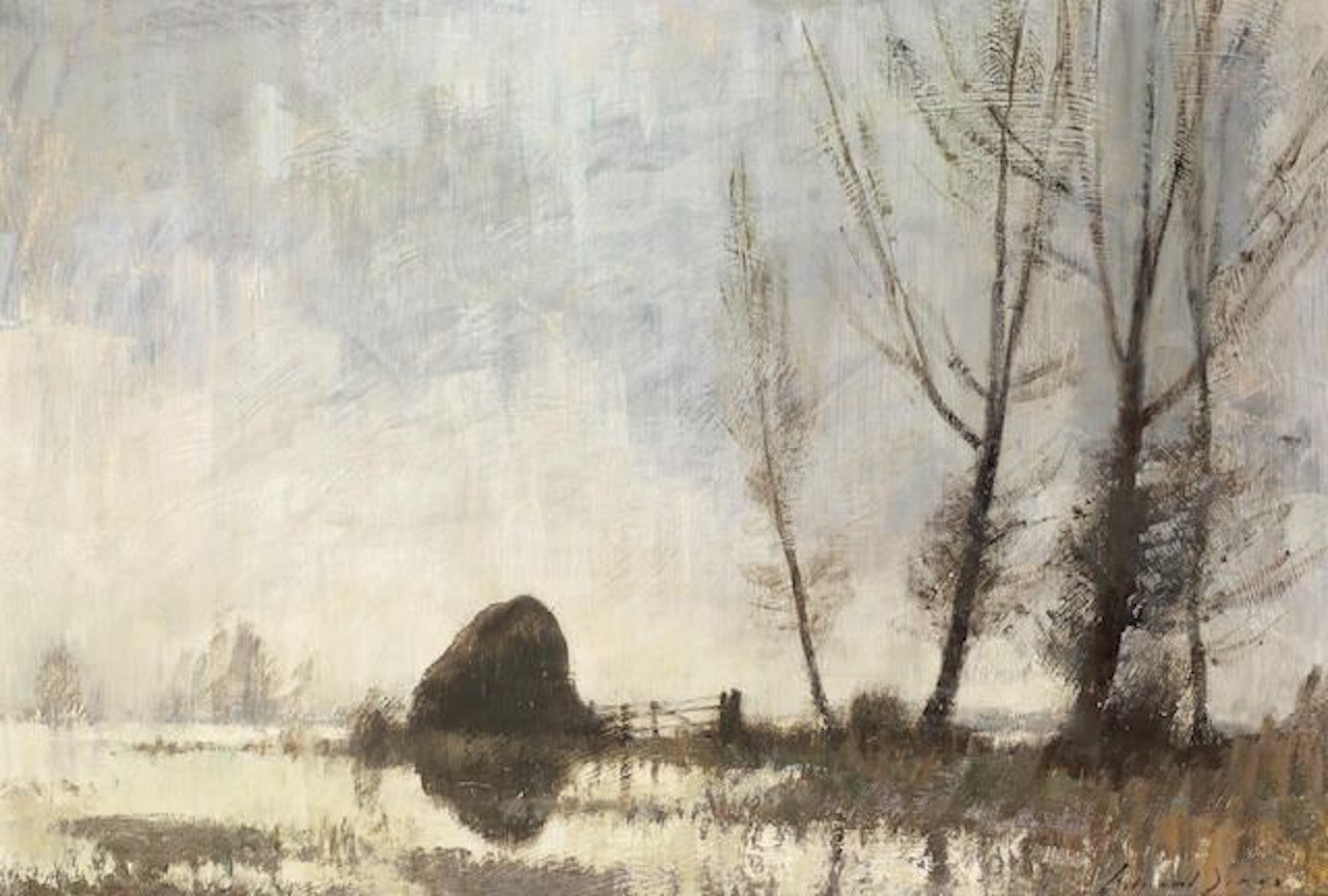 February flood, Norfolk by Edward Seago