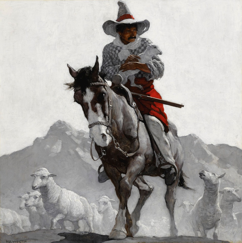 UNTITLED (COUNTRY GENTLEMAN COVER) by Newell Convers Wyeth
