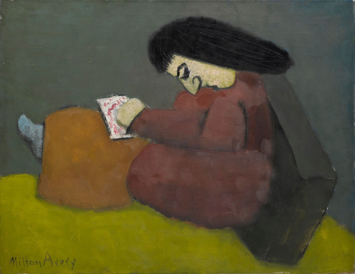 YOUNG ARTIST by Milton Avery