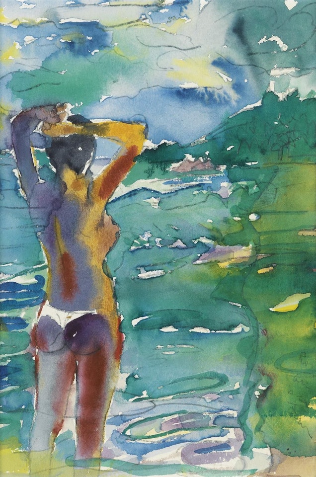 Off Orient Bay by Romare Bearden