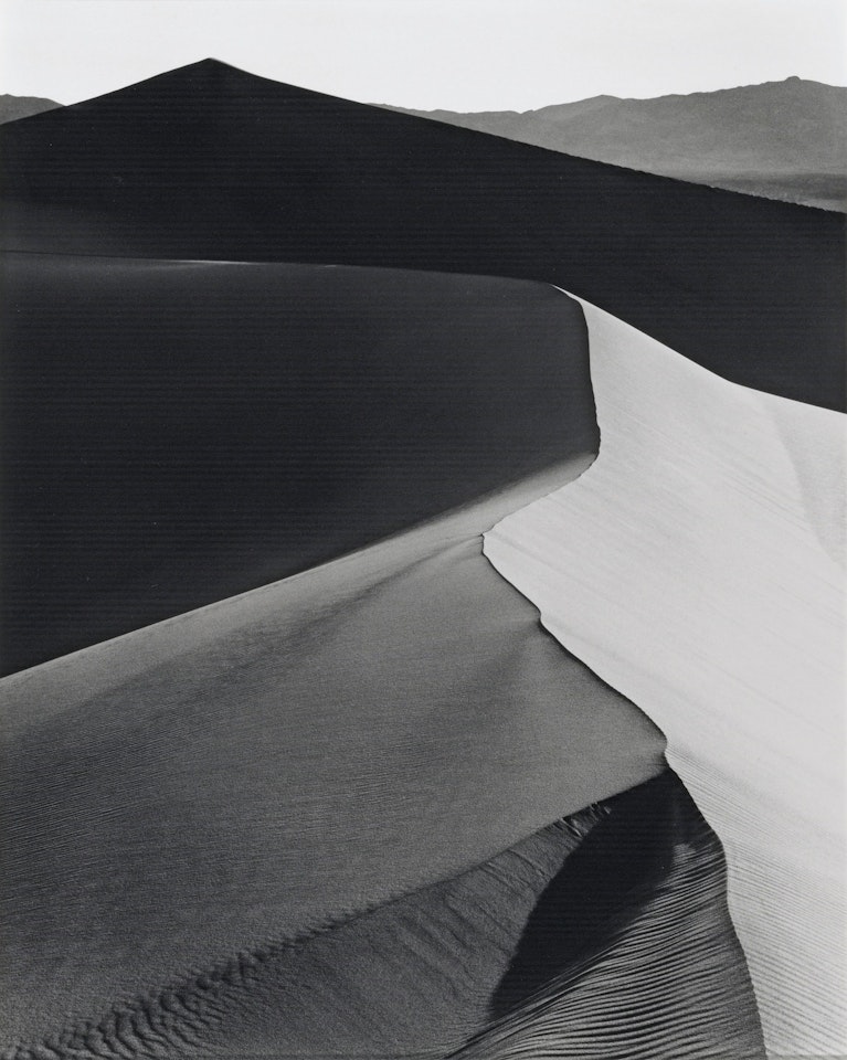 Sand Dunes, Sunrise, Death Valley National Monument, California, c. 1948 by Ansel Adams