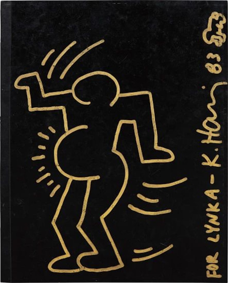 Untitled (Portrait of Lynka Pregnant) by Keith Haring