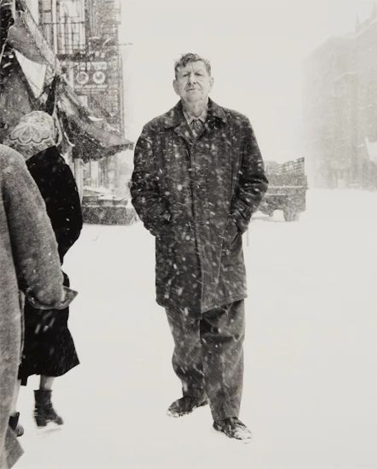 W. H. Auden, poet, St. Marks Place, New York City, March 3 by Richard Avedon
