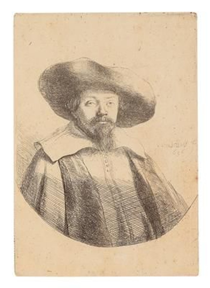Samuel Menasseh Ben Israel by Attributed to Rembrandt Harmensz van Rijn