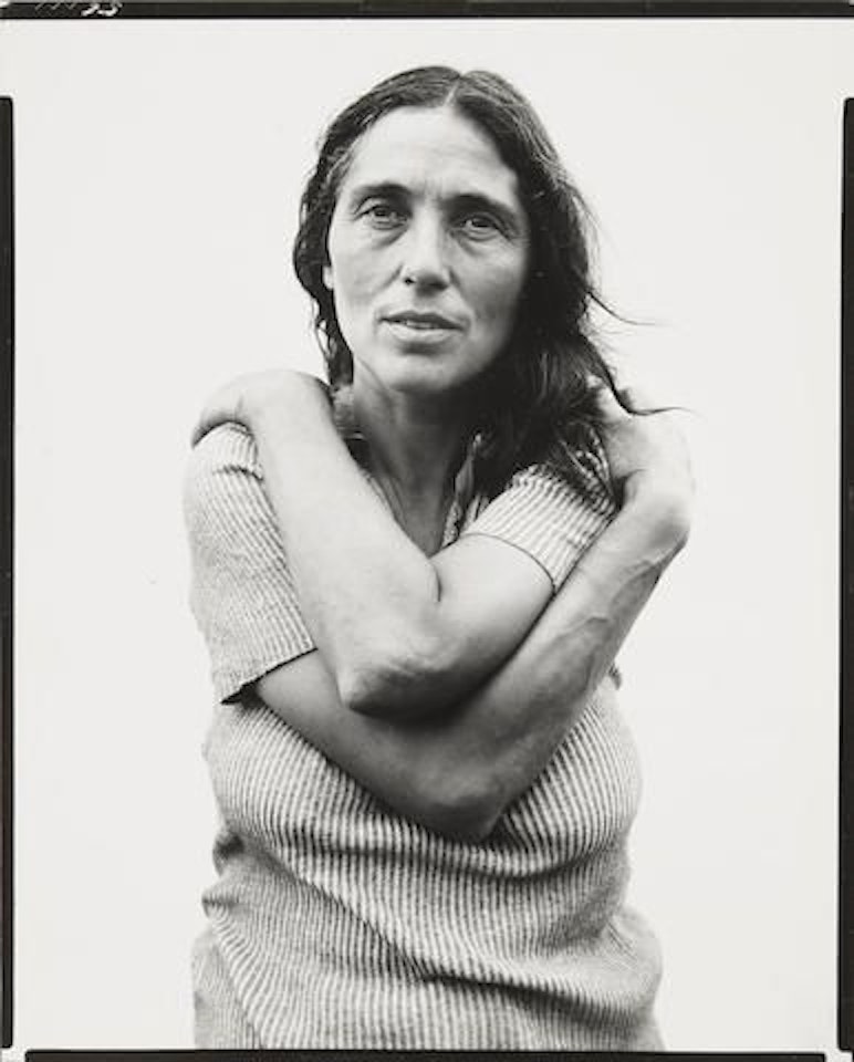 June Leaf, sculptress, Mabou Mines, Nova Scotia, July 18, 1975 by Richard Avedon