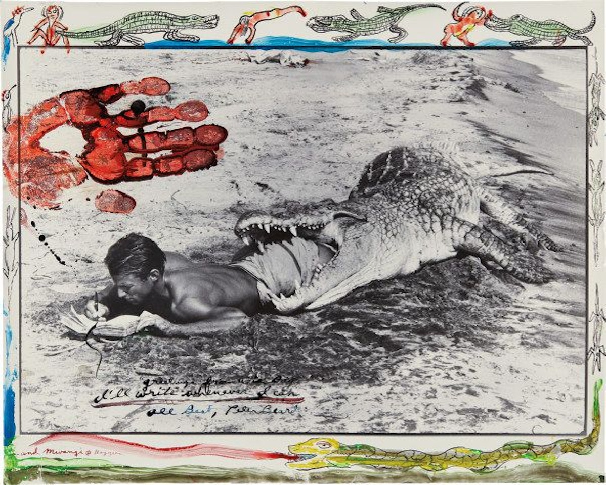 I'll Write Whenever I Can, Koobi Fora, Lake Rudolf, Kenya by Peter Beard