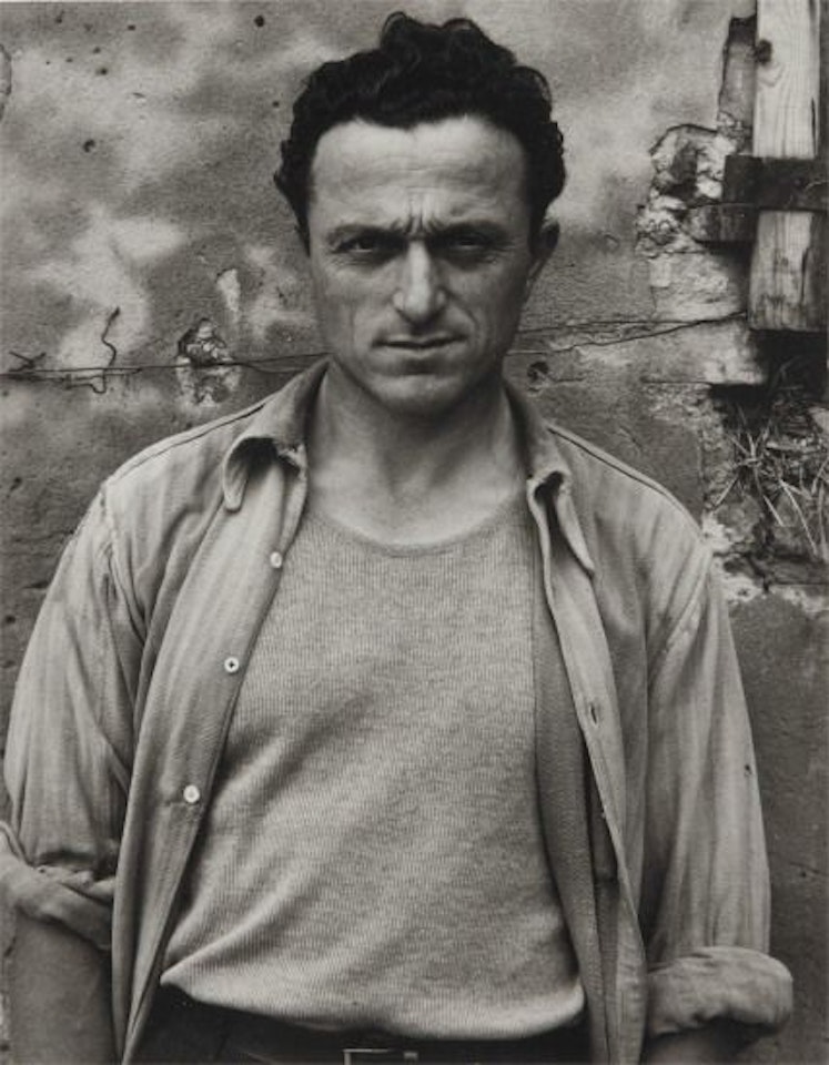 Portrait of a Young Man, Luzzara, Italy by Paul Strand