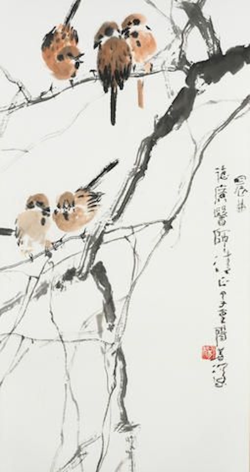Sparrows by Yang Shanshen