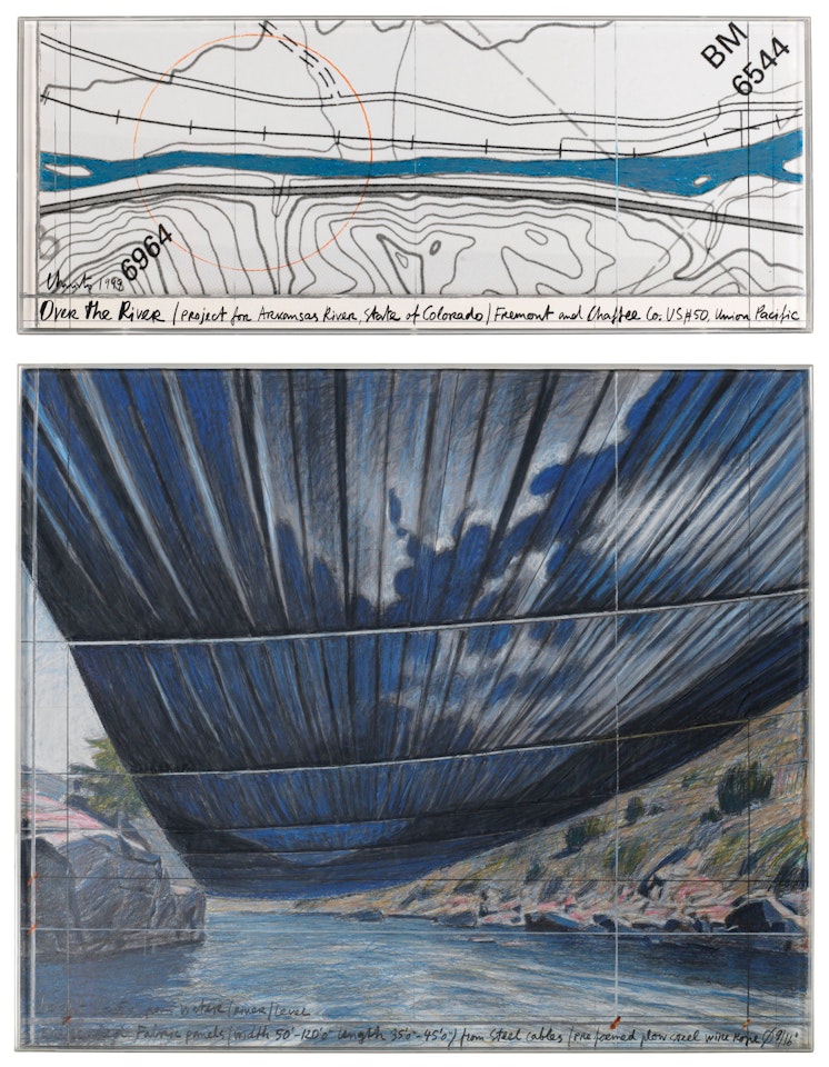Over the River (Project for Arkansas River, State of Colorado) by Christo